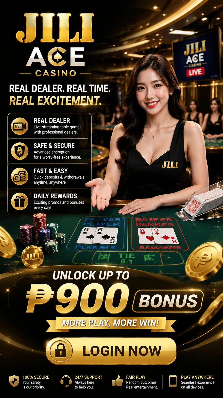 JILIACE live casino hero table