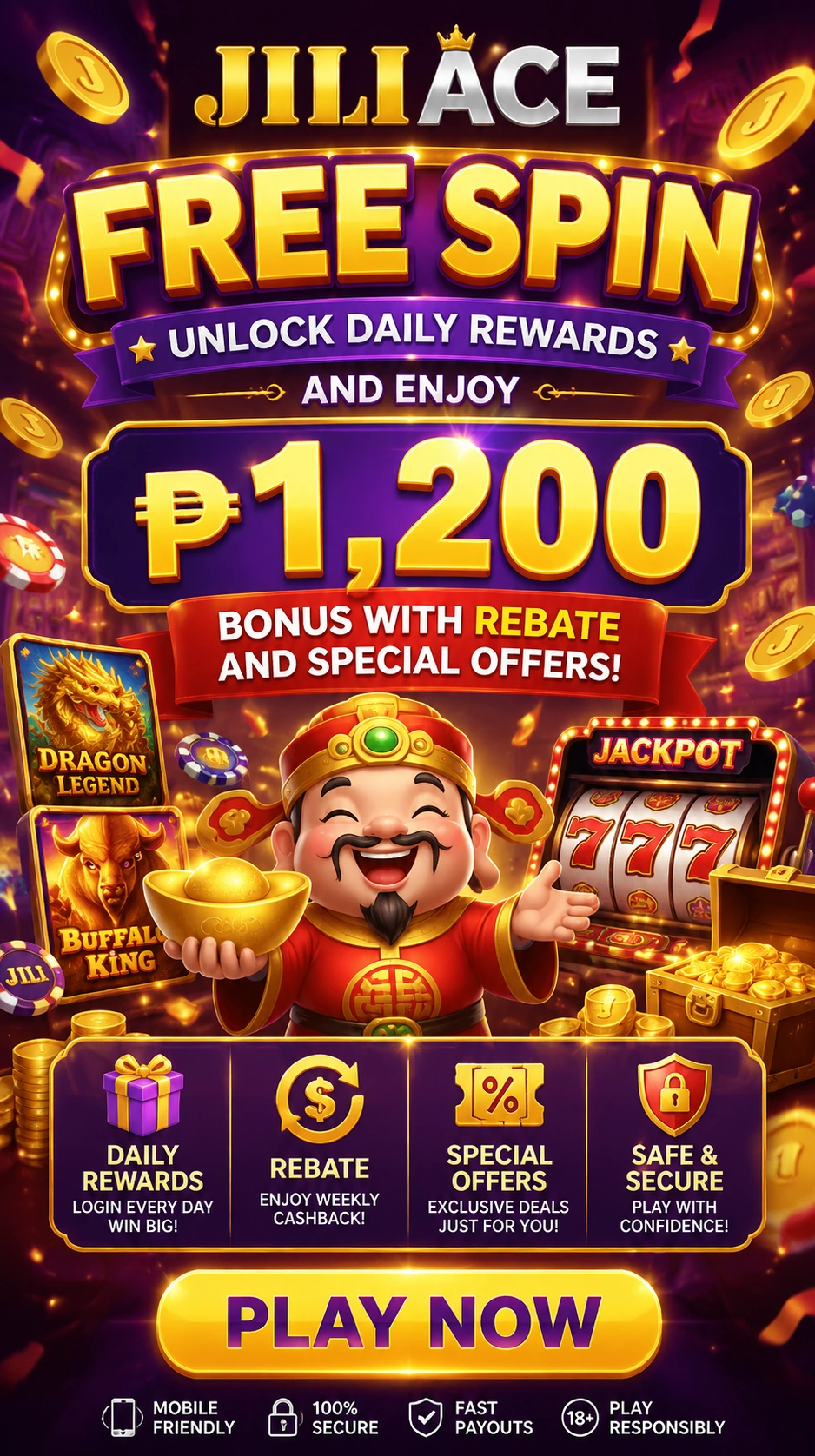 JILIACE casino promotions banner for the guides hub